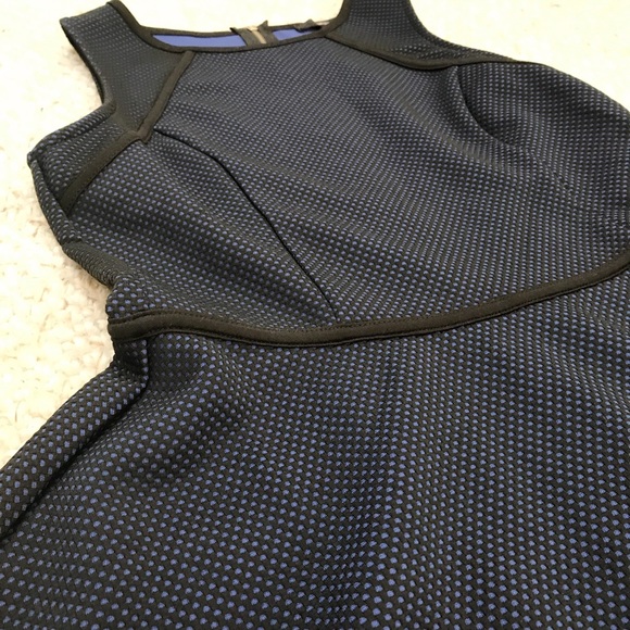 Black and blue mini dress. - Picture 3 of 3